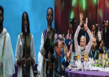 PM Modi erupts in joy after hearing Vande Mataram in Ethiopia