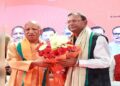 CM Yogi congratulated the newly elected state president Pankaj Chaudhary.