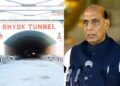 Rajnath Singh inaugurated the Shyok Tunnel
