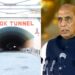 Rajnath Singh inaugurated the Shyok Tunnel