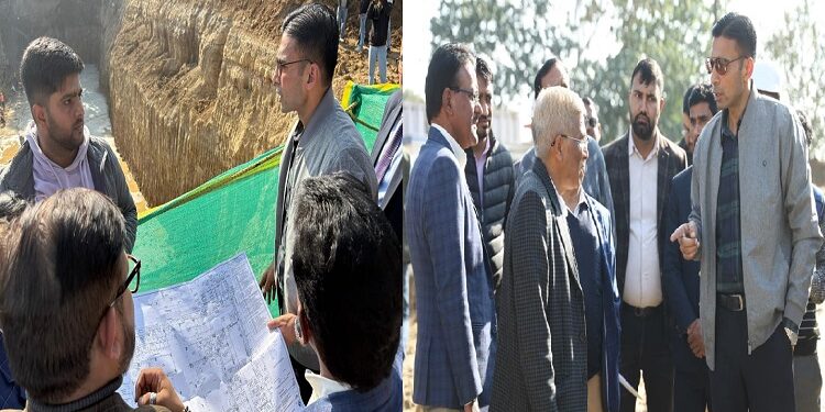 DM Savin Bansal inspected the green building.