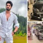 Actor Zeeshan Khan injured in a car accident