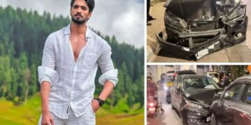 Actor Zeeshan Khan injured in a car accident