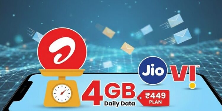 449 रुपए में हर रोज 4GB डेटा, Airtel का ये प्लान Jio और Vi पर भारी!