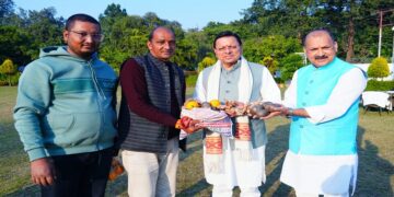 MLA Mahesh Singh Jina met CM Dhami