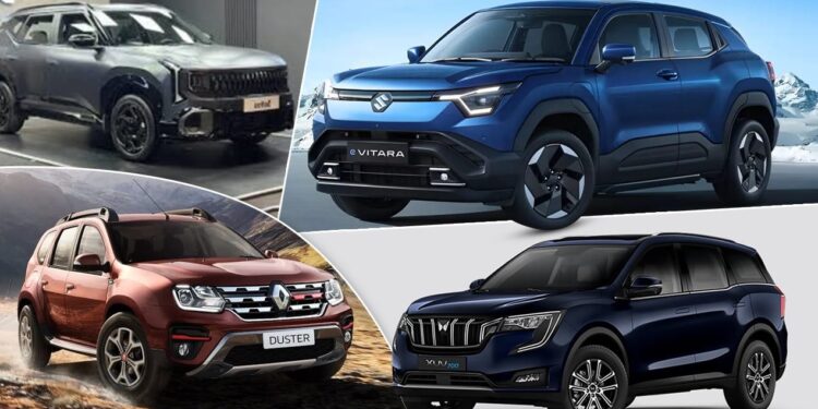 जनवरी 2026 में आएंगी 4 बड़ी SUVs: नई Seltos, Duster, e-Vitara और XUV 7XO