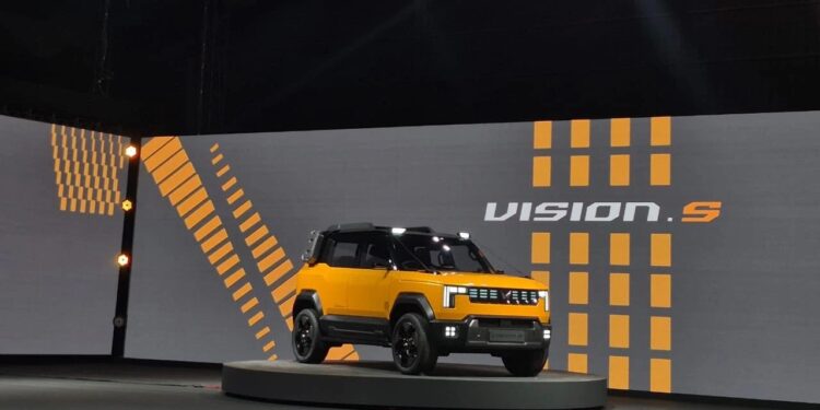 टेस्टिंग के दौरान दिखी Mahindra Vision S की झलक, Tata Sierra को देगी टक्कर