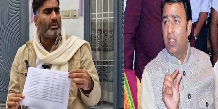 SP MLA Atul Pradhan made allegations against Sangeet Som