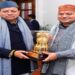Union Minister of State Dr. Raj Bhushan Chaudhary met CM Dhami