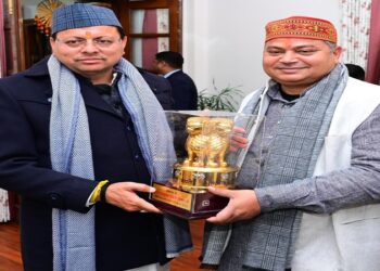 CM Dhami congratulated Nitin Naveen