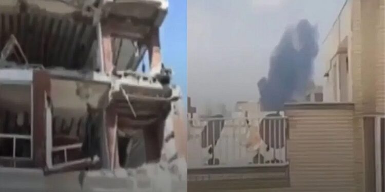 Explosions in Bandar Abbas, Iran.