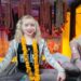 Lucrezia from Italy is performing Bhajan Kirtan at the Magh Mela