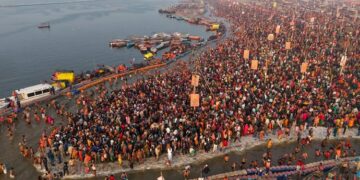 1.03 crore people took a holy dip on Makar Sankranti