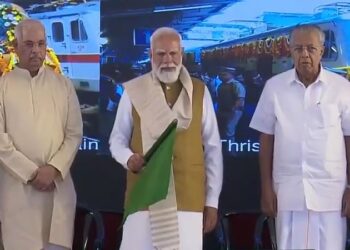 PM Modi flags off 4 trains in Kerala