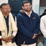 Amanmani Tripathi met BJP State President Pankaj Chaudhary.