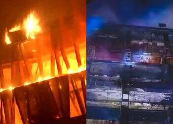 60 people died in a massive fire at a shopping mall.