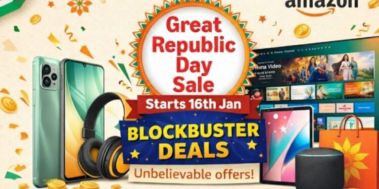 Amazon Great Republic Day Sale 2026: 16 जनवरी से शुरू होगी सेल, ब्लॉकबस्टर डील्स बचाएंगी पैसे
