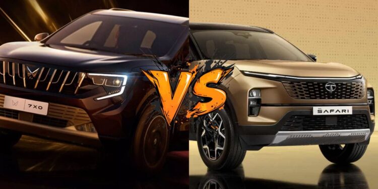 Mahindra XUV 7XO vs Tata Safari: किस गाड़ी के टॉप वेरिएंट में ज्यादा फीचर्स?