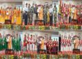 CM Yogi honored artists from different states.