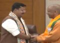 CM Yogi congratulated Nitin Naveen on being appointed National President.