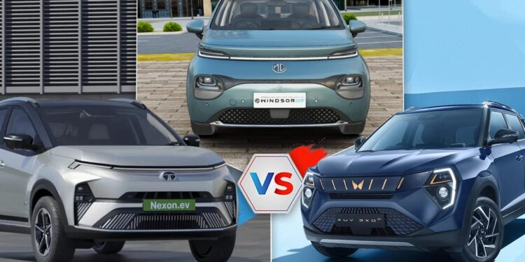 Mahindra XUV 3XO Vs Tata Nexon Vs MG Windsor: कौन सी इलेक्ट्रिक SUV है सबसे दमदार! यहां देखें कंपैरिजन