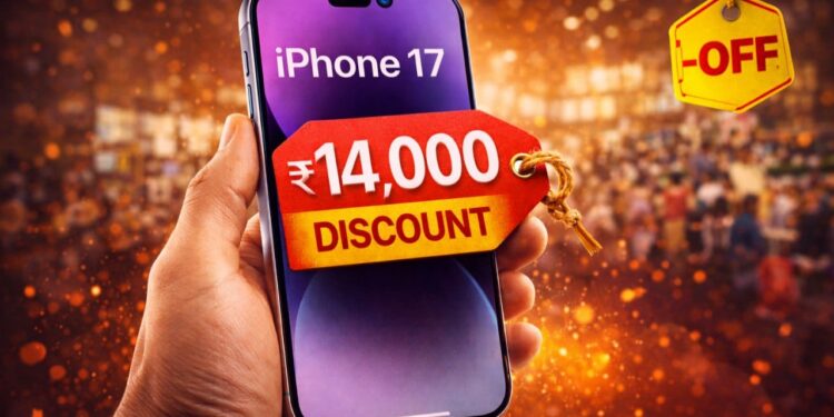 न Flipkart-न Amazon, यहां मिल रहा iPhone 17 पर 14000 रुपए तक का बंपर डिस्काउंट