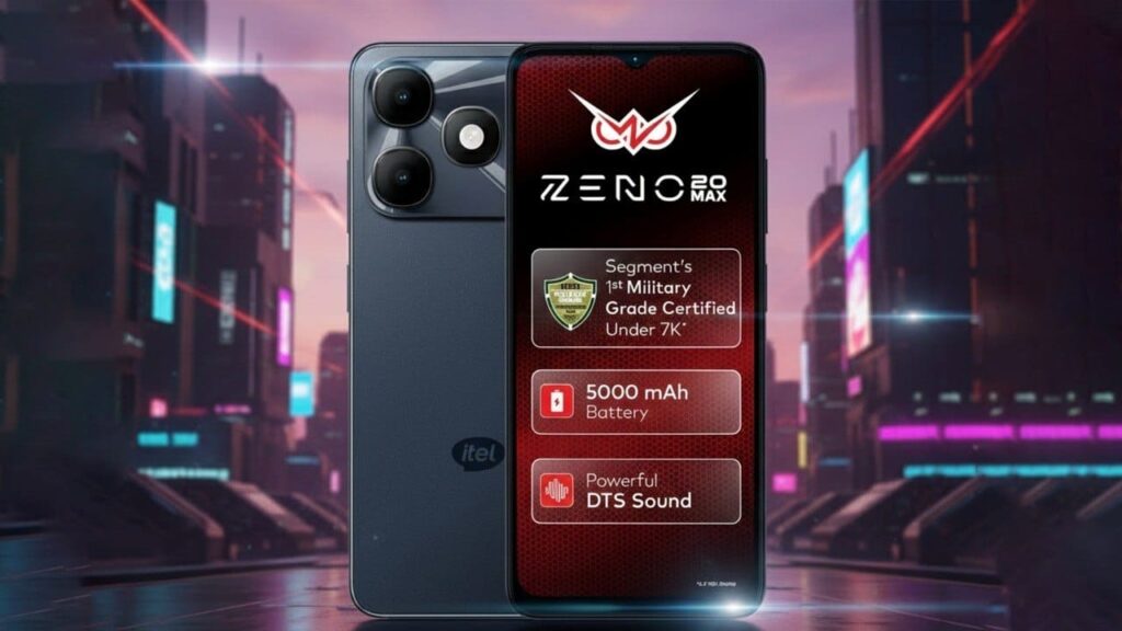 Itel Zeno 20 Max: लॉन्च हुआ मिलिट्री ग्रेड मजबूती वाला सस्ता फोन, कीमत है सिर्फ 5799 रुपए