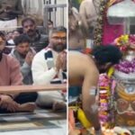 Virat Kohli and Kuldeep Yadav visited Mahakal temple.