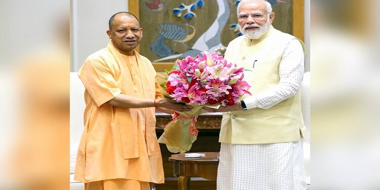PM Modi wishes CM Yogi on Uttar Pradesh Foundation Day