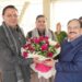 JP Nadda was welcomed by CM Dhami at Jolly Grant Airport