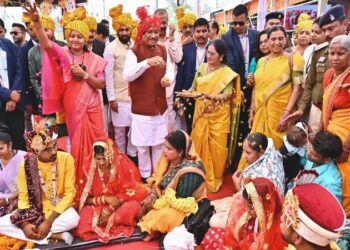 Mass marriage of 6,412 couples in Chhattisgarh