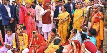 Mass marriage of 6,412 couples in Chhattisgarh