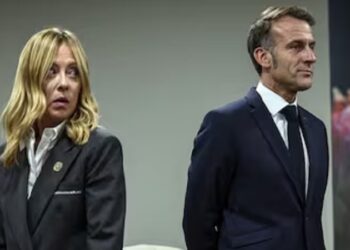 Emmanuel Macron-Meloni