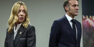 Emmanuel Macron-Meloni