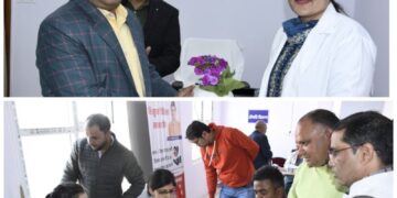Free health camp for journalists in Haldwani