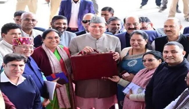 CM Dhami presented the budget