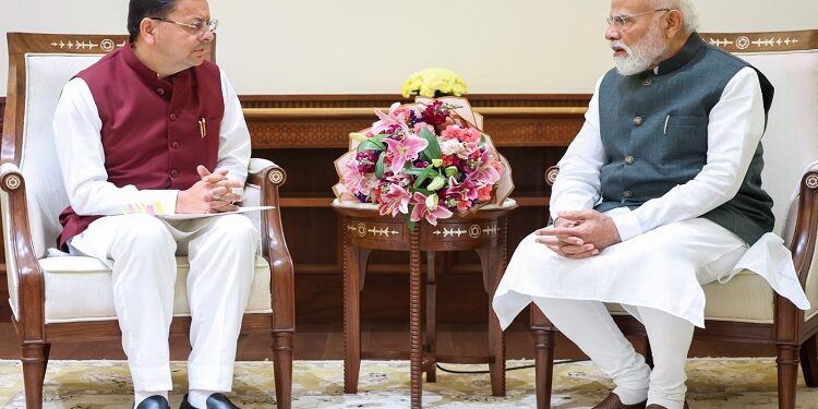 CM Dhami met PM Modi