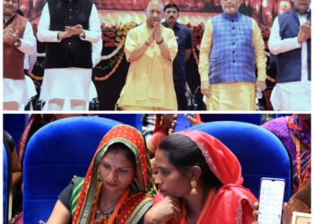 CM Yogi interacted directly with the beneficiaries of PM Awas Yojana Urban 2.0.