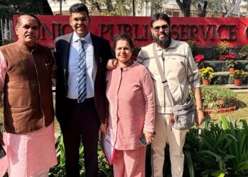 BJP leader's son Ekansh secures third rank in UPSC exam