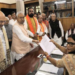 Nitish Kumar files nomination for Rajya Sabha