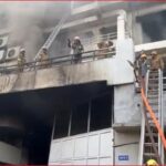 Fire breaks out in an electricity meter manufacturing factory