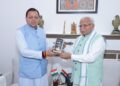CM Dhami met Union Minister Manohar Lal Khattar