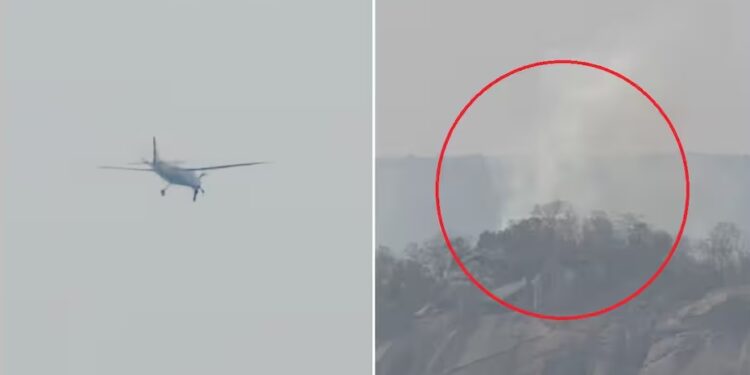 plane crashes