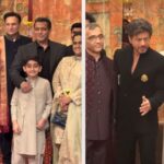 Salman Khan and Shahrukh Khan attended Rajat Sharma's daughter's wedding
