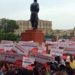 women's reservation protest
