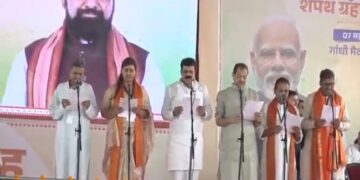 Samrat cabinet expanded in Bihar, ministers take oath