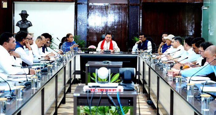 CM Dhami Meeting
