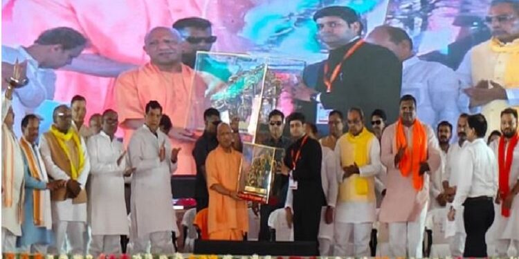 CM Yogi gave a gift of Rs 130 crore to Madhuban.