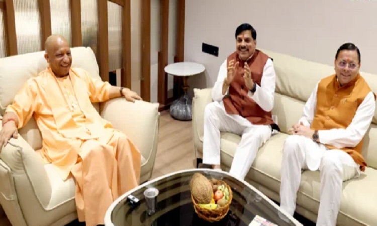 CM Yogi-CM Dhami-CM Mohan Yadav