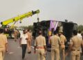 Horrific accident on Lucknow-Agra Expressway